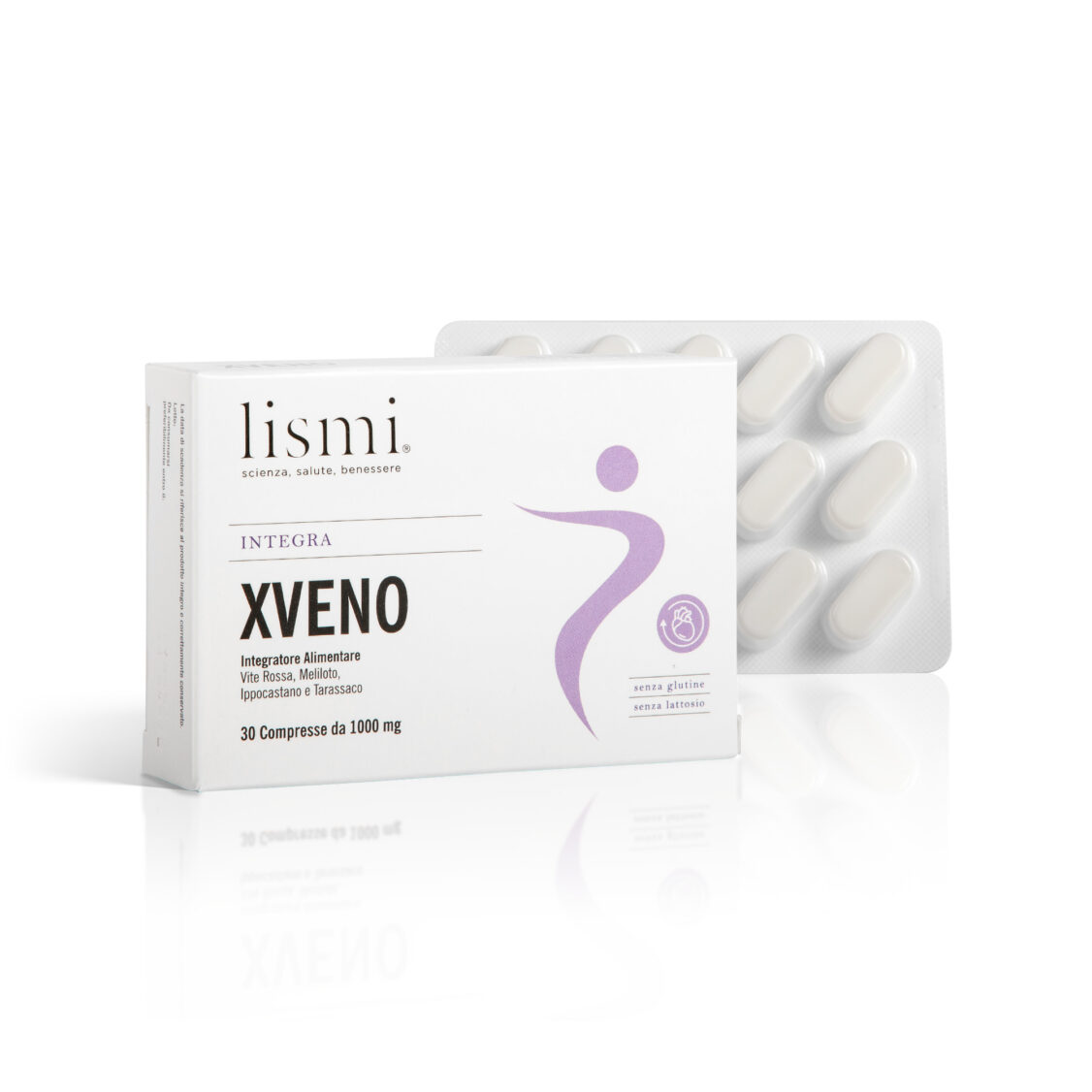 Integratore Lismi Nutraceutici XVeno per la circolazione, confezione da 30 compresse.